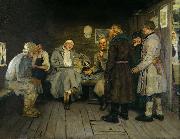 Ilya Yefimovich Repin Soldier's Tale oil on canvas